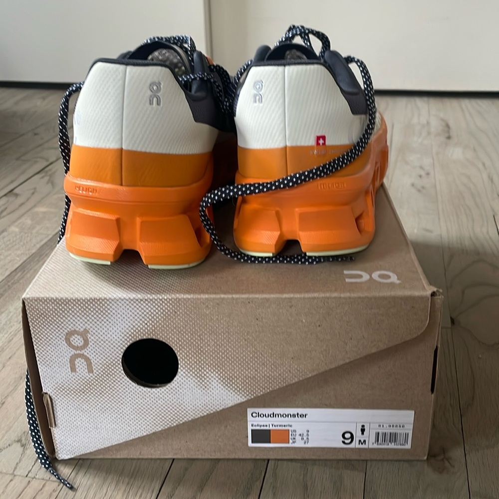 On Cloudmonsters Men’s size 9. New in Box